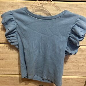 light blue zara dress up top